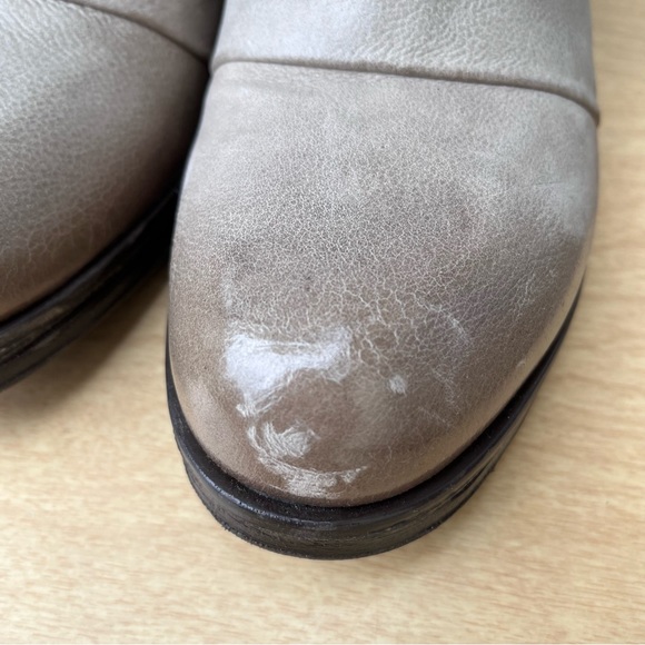 Miz Mooz Swish Leather Ankle Boots In Pebble Sz 40(9-9.5) - Picture 15 of 16